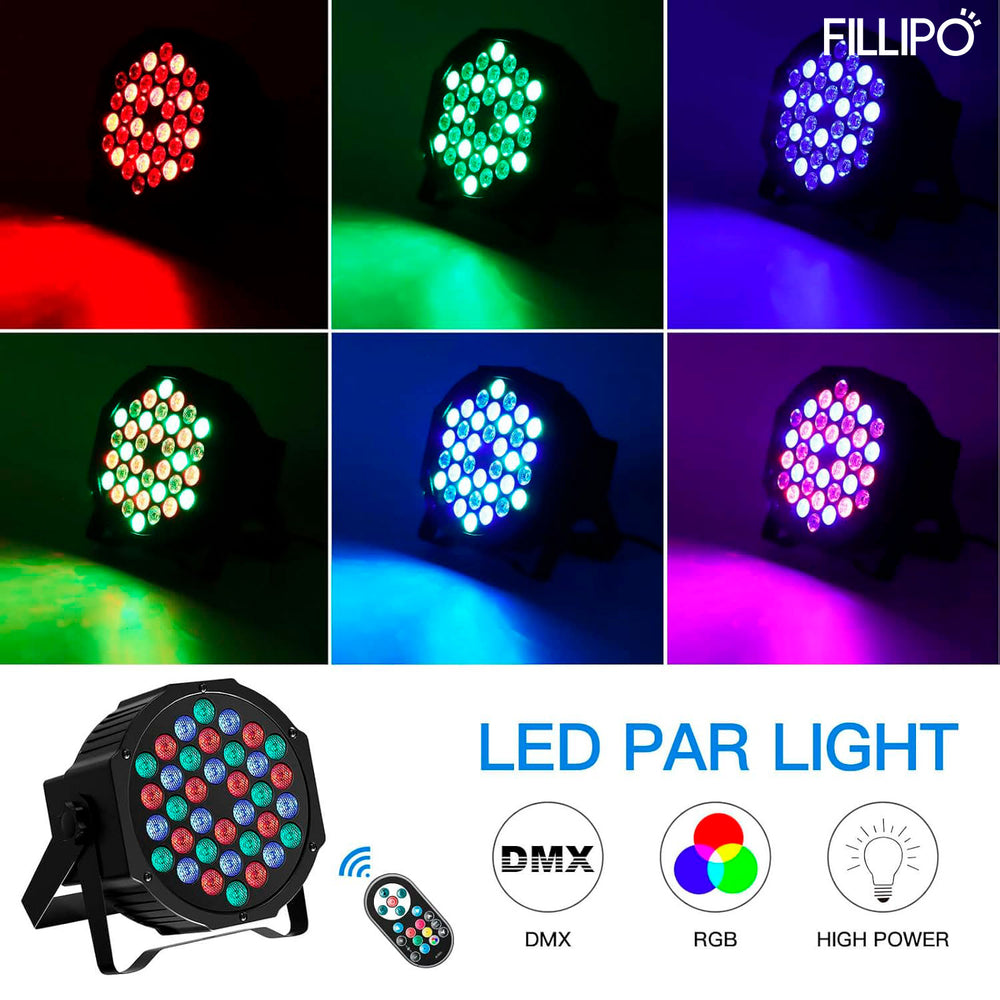 Fillipo Stage Lights, 36 RGB LED Par Lights