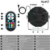 Fillipo Stage Lights, 36 RGB LED Par Lights