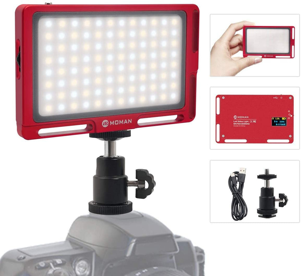 Moman ML-3D On Camera Video Light (Red)