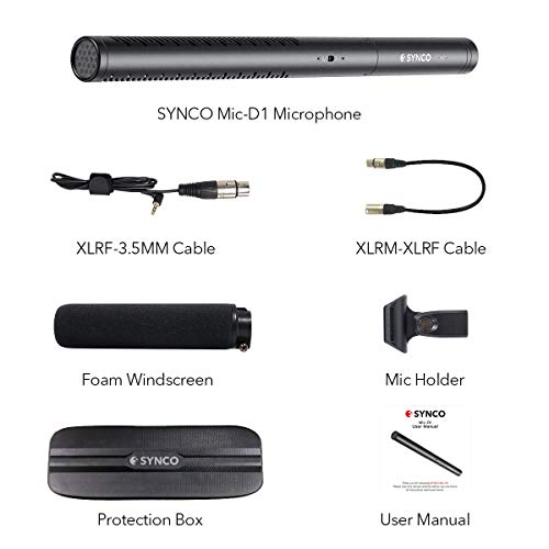 SYNCO MIC-D1 Shotgun On Camera Microphone