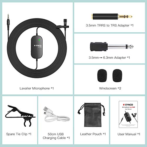 SYNCO Lav-S6M Lavalier Microphone