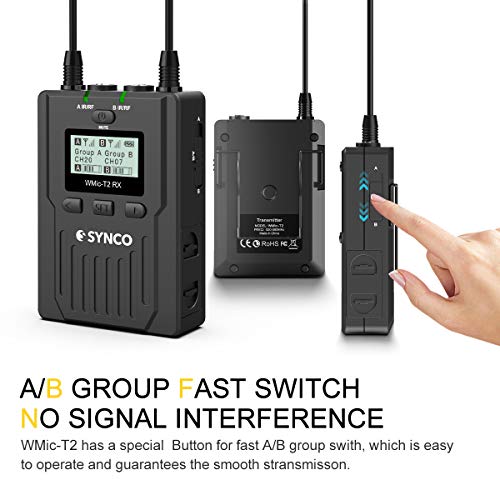 SYNCO WMic-T2 UHF Wireless Microphone System